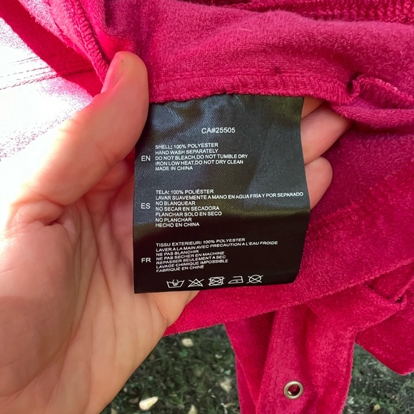 Noize Hot Pink Vegan Suede Moto Jacket - Picture 8 of 9